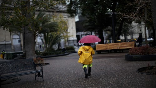Esta es la cantidad de lluvia que se espera para el presente fin de semana en Santiago