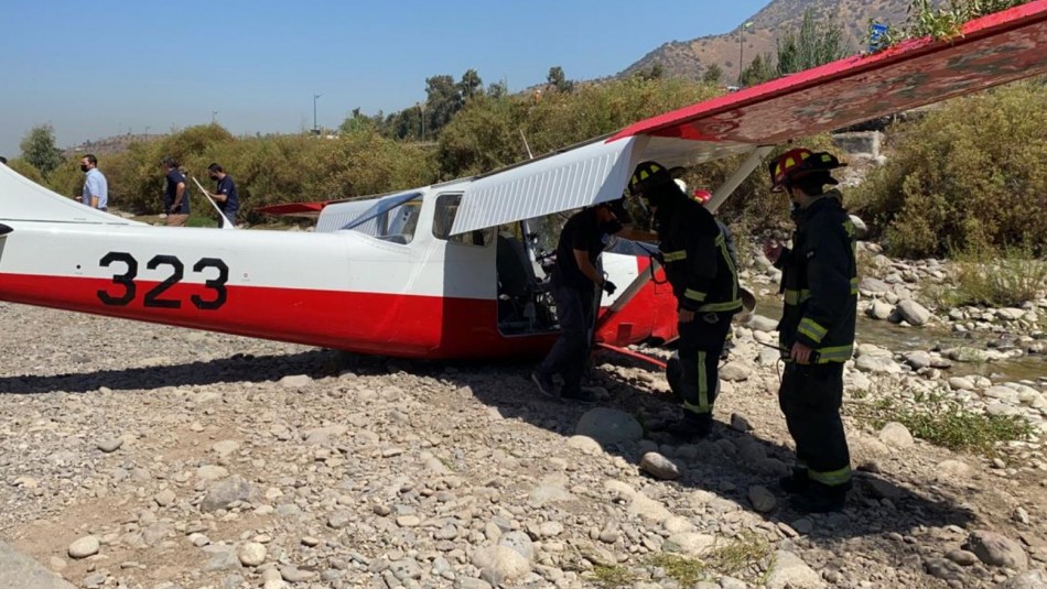 avioneta vitacura Reportan caída de avioneta en la comuna de Vitacura