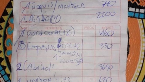'Nos cobraron el hielo y la manteca': boleta de pago en restaurante se hizo viral en Argentina