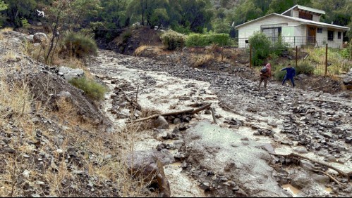 Onemi ordena evacuar sector de El Melocotón en San José de Maipo por aluvión