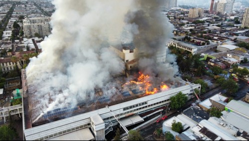 Incendio afecta a Hospital San Borja: Evacúan a funcionarios y pacientes