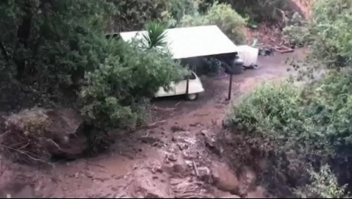 Bebé de dos semanas tuvo que ser evacuado por aluvión en Farellones