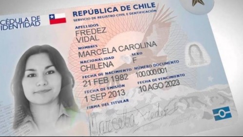 Extienden vigencia de cédulas de identidad vencidas durante 2020 y 2021