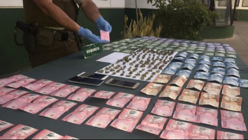 Detienen a banda que intentó darse a la fuga portando 275 dosis de marihuana y droga 'tusi'