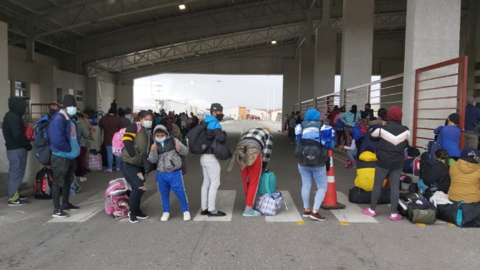Migrantes Crisis migratoria en el norte del país.