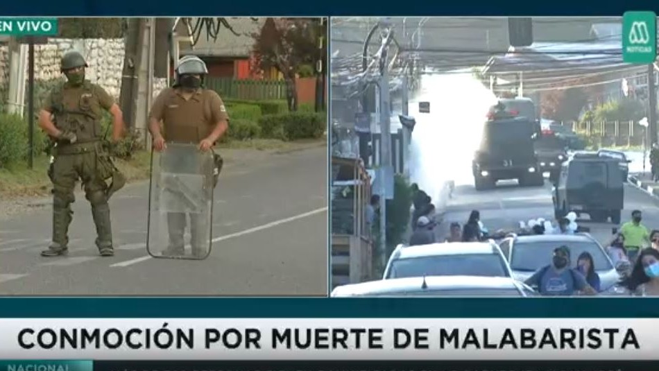 Panguipulli: Se registraron incidentes tras llegada de los restos de malabarista Panguipulli: Se registraron incidentes tras llegada de los restos de malabarista