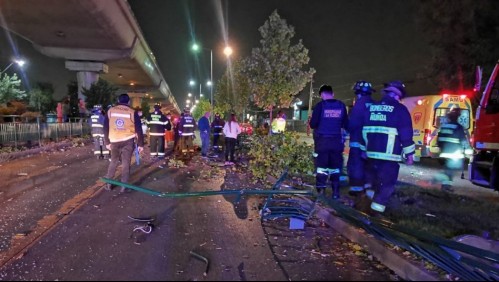 Joven de 28 años fallece tras chocar y salir eyectado de su vehículo en Vicuña Mackenna