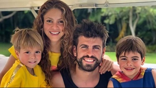 Fanáticos de Shakira y Piqué difunden video de la pareja junto a sus hijos Milan y Sasha