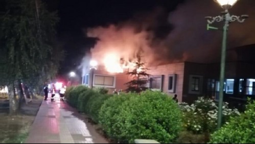 Detienen a presunto autor de incendio que afectó a oficinas municipales de Villarrica