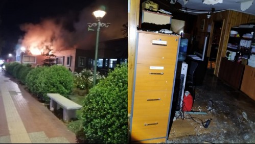 Ley de Seguridad del Estado: Intendencia se querella por incendio en Municipalidad de Villarrica