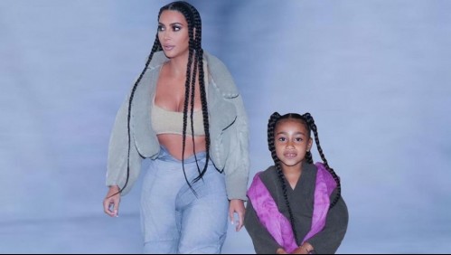 Kim Kardashian alardea de una cartera de 10 mil dólares que pintó su hija North