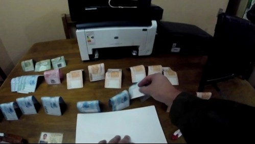 Falsificaban billetes y monedas: Cae 'La Casa de Papel' chilena