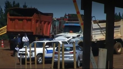 17 máquinas y camiones terminan dañados tras ataque incendiario a constructora en Temuco