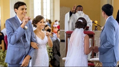 ¡Quedaron sorprendidos! Sacerdote oficia boda en lengua de señas para pareja sorda