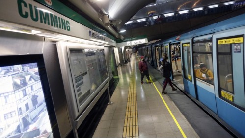 Metro de Santiago retrasa hora de cierre por modificación en toque de queda