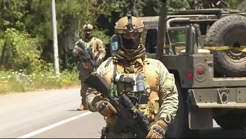 Militares y policías realizarán patrullajes en La Araucanía ante seguidilla de atentados