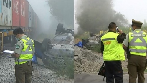 Accidente ferroviario dejó una persona fallecida en comuna de Padre Hurtado