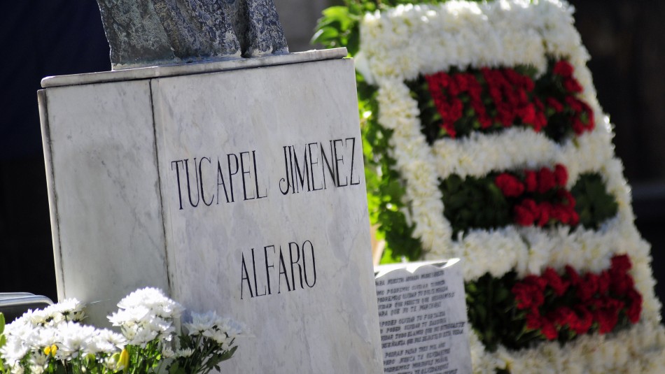 Conmemoran 39 años de la muerte de Tucapel Jiménez Estuvieron Narváez, Jadue y Sánchez: Conmemoran 39 años de la muerte de Tucapel Jiménez