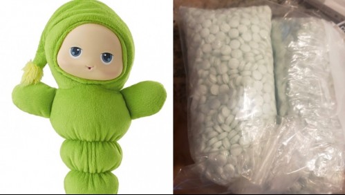 Compraron peluche de segunda mano para su hija y venía lleno de droga