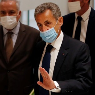 Expresidente francés Nicolas Sarkozy fue condenado a 3 años de cárcel por corrupción Expresidente francés Nicolas Sarkozy fue condenado a 3 años de cárcel por corrupción