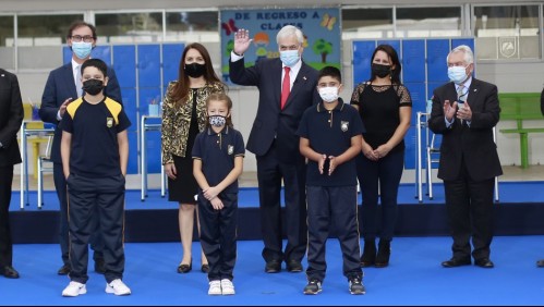 Presidente Piñera da inicio al año escolar 2021: 'La sala de clases es sagrada'