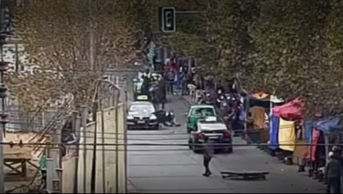 Vendía drogas, robó taxi y arrastró a chofer: La frenética persecución a sujeto en Valparaíso