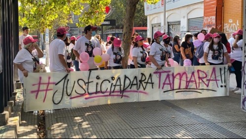 'Justicia para Tamara': Marcha en Alameda por menor asesinada en Huechuraba