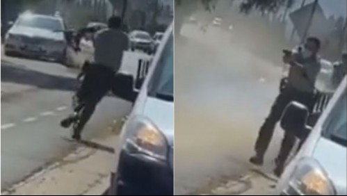 Atropello y balacera en Machalí: Video capta momento del incidente tras control de fiscalización