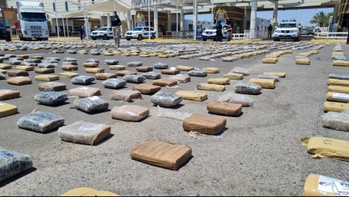 Logran histórica incautación de más de 3,2 toneladas de droga en el norte del país