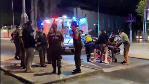 Carabinero es atropellado por conductor que escapaba de la PDI en Plaza Italia