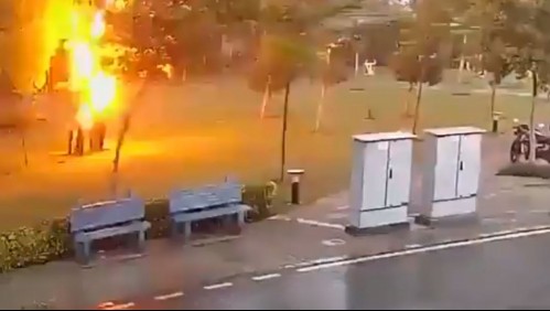 Impactante momento: Un muerto y tres heridos deja caída de un rayo en India