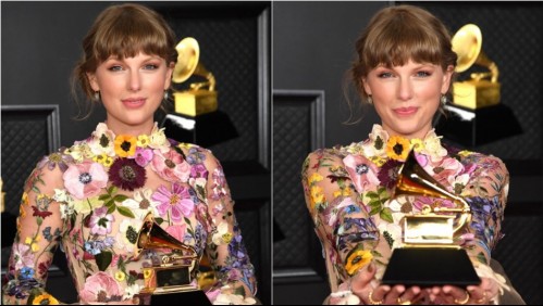 Taylor Swift no se cansa de ganar y recibe el Grammy al Mejor Álbum del año