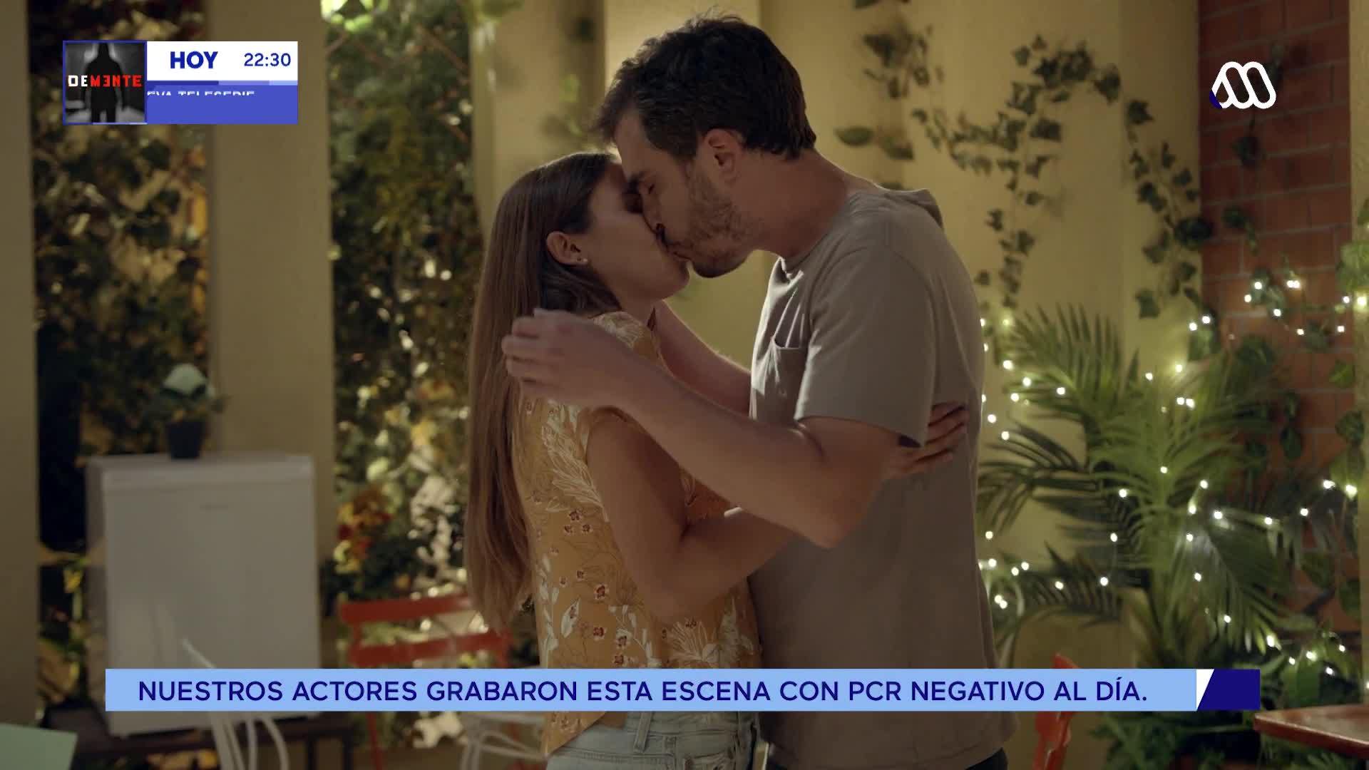 El beso entre Javiera y Pablo