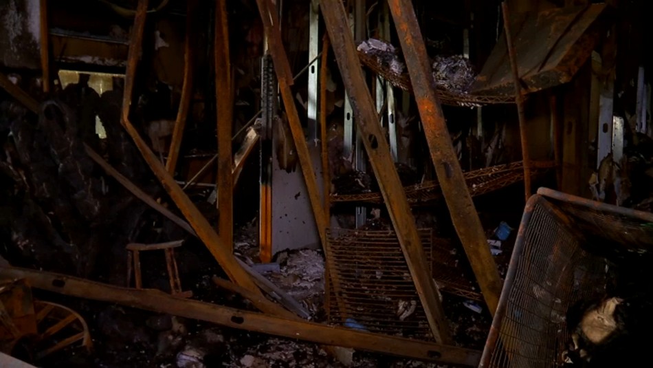 Imágenes exclusivas del Hospital San Borja muestran efectos de incendio Imágenes exclusivas del Hospital San Borja muestran efectos de incendio