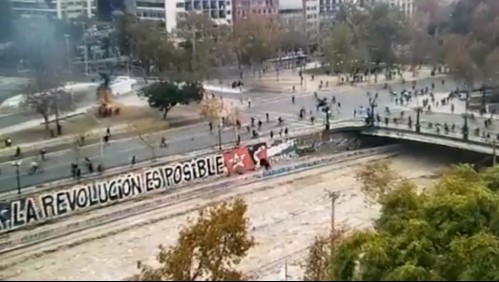 Incidentes en Plaza Italia dan paso a cortes de tránsito y cierres en el Metro