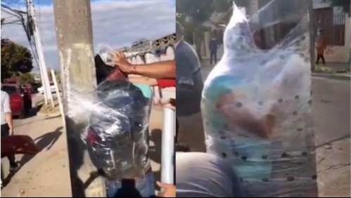 Detención ciudadana en Villa Alemana: Asaltante de autos es capturado y 'alusado' por vecinos