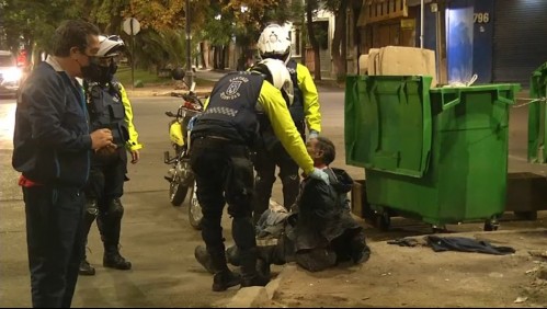 Detención ciudadana a sujeto que intentó robar taller automotriz en Santiago