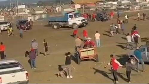 Camión intenta atropellar a público de carrera clandestina en la región del Biobío