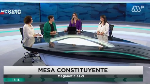 Mesa Constituyente: Carol Bown, Beatriz Sánchez y Patricia Politzer