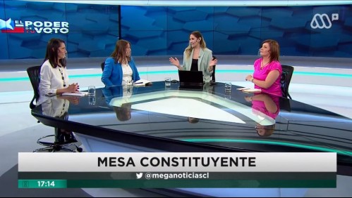 Mesa Constituyente: Miriam Henríquez, Constanza Hube y Macarena Lobos