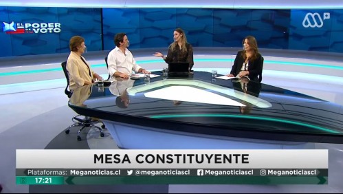 Mesa Constituyente: Lucía López, Francisco Moreno y Mariana Aylwin
