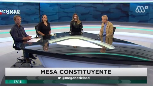 Mesa Constituyente: Laura Albornoz, Arturo Zúñiga y Mario Aguilar
