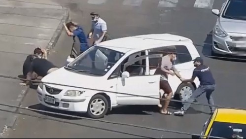 Video muestra violento y millonario 'abordazo' a extranjero en Iquique