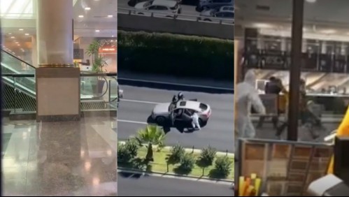 Videos registran momento de la balacera tras asalto en mall Alto Las Condes