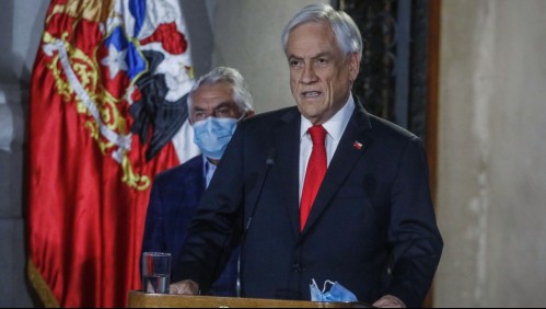 Presidente Sebastián Piñera anuncia proyecto para postergar mega elecciones de abril