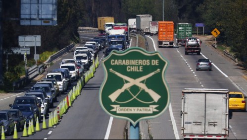 Más de 60 mil vehículos han salido desde la Región Metropolitana en Semana Santa