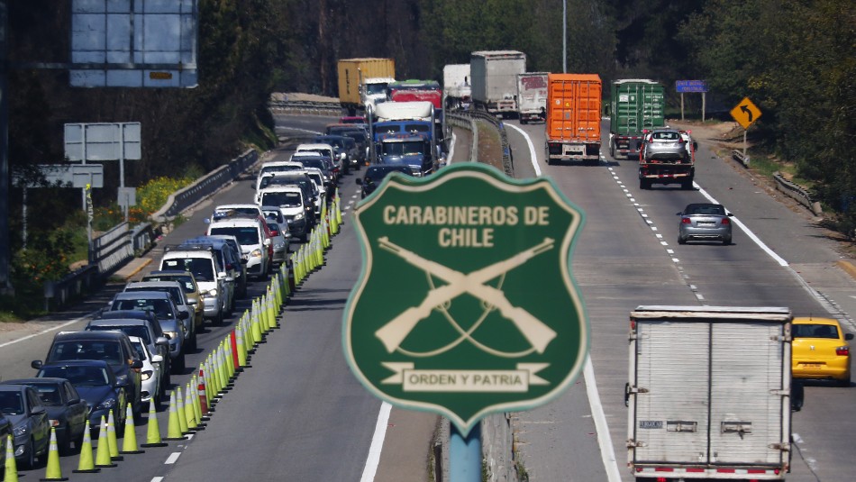 Balance de carreteras por Semana Santa Más de 60 mil vehículos han salido desde la Región Metropolitana en Semana Santa
