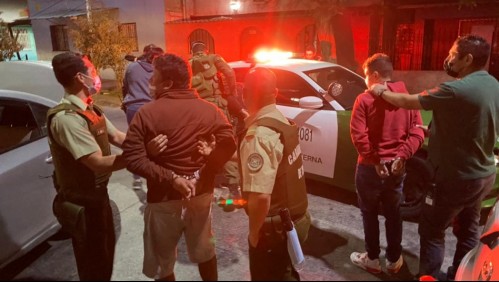 Tenían amplio prontuario: Detienen a 5 sujetos por porte de arma de fuego en La Cisterna