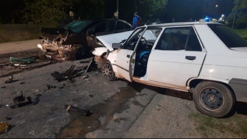 Venían conduciendo ebrios tras fiesta clandestina y chocan a taxista que iba a trabajar