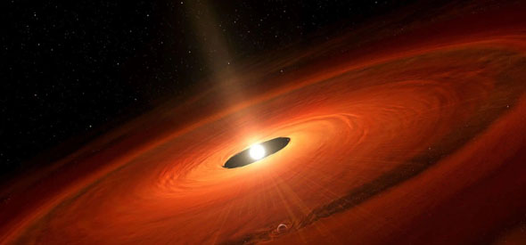 El protoplaneta descubierto por chilenos